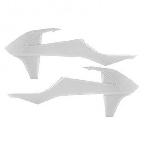 POLISPORT OSŁONY CHŁODNICY (KOMPLET) KTM SX/SXF `16-18 EXC `17-19 KOLOR BIAŁY